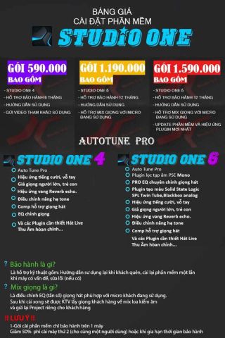  Phần Mềm Thu Âm Chuyên Nghiêp - Phần Mềm Studio One 