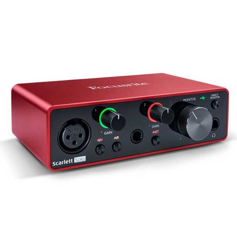  Sound Card Focusrite Scarlett Solo Gen 3 Cao Cấp 