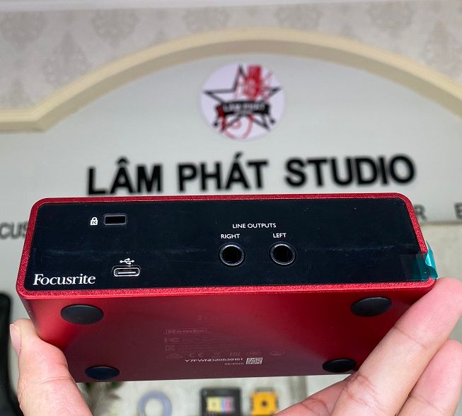 Combo Sound Card Focusrite Solo Gen 3 Và Micro Takstar PC K320