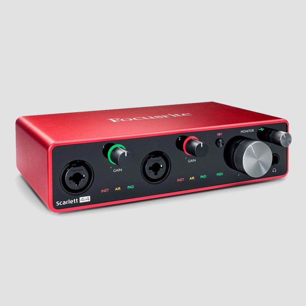 Sound Card Focusrite Scarlett 4i4 3rd Gen - Sound Card Thu Âm Chuyên Nghiệp