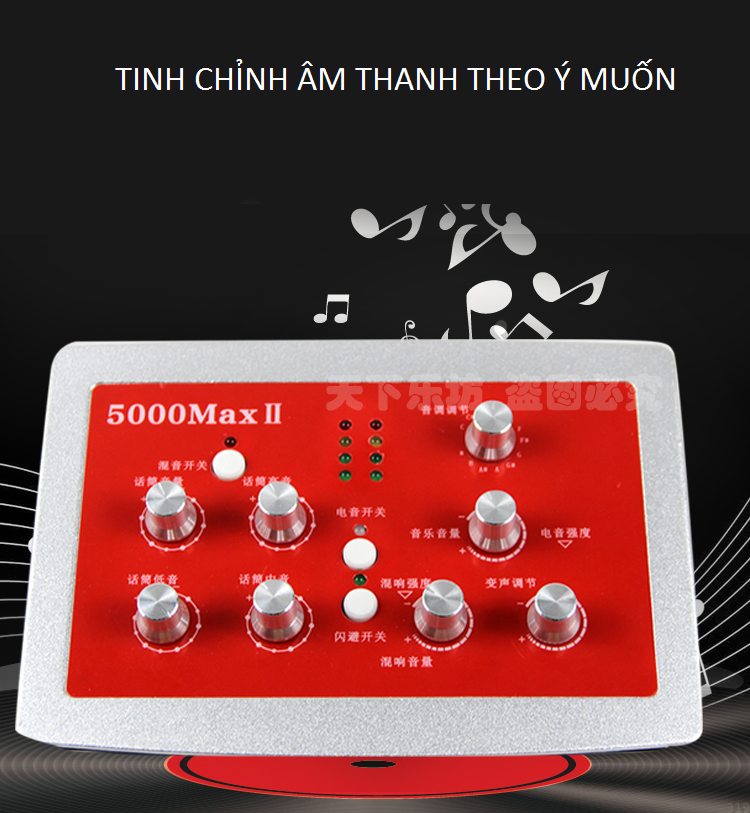 Sound Card HF 5000 MAX II Chuyên Thu Âm, Livestream Cao Cấp