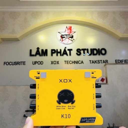 Sound Card XOX K10 Jubilee Bản Tiếng Anh 2020