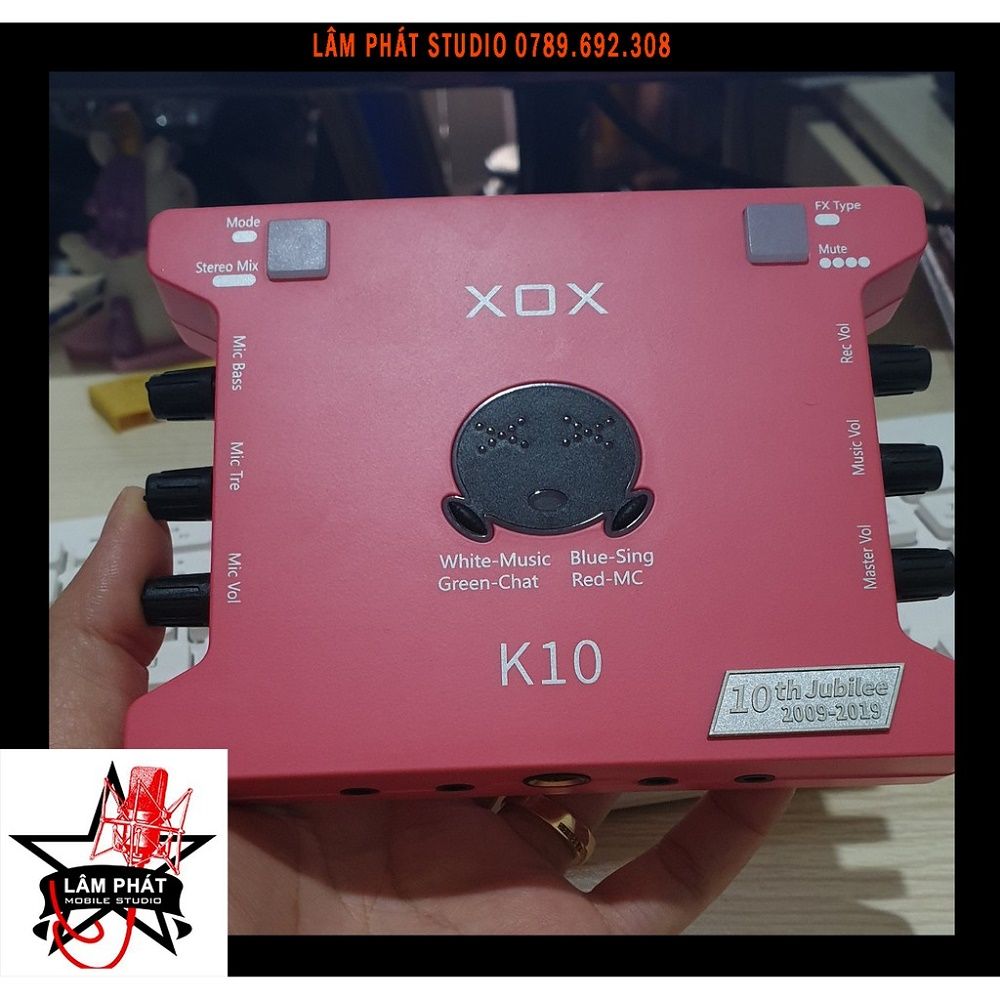 Sound Card XOX K10 Jubilee Bản Tiếng Anh 2020