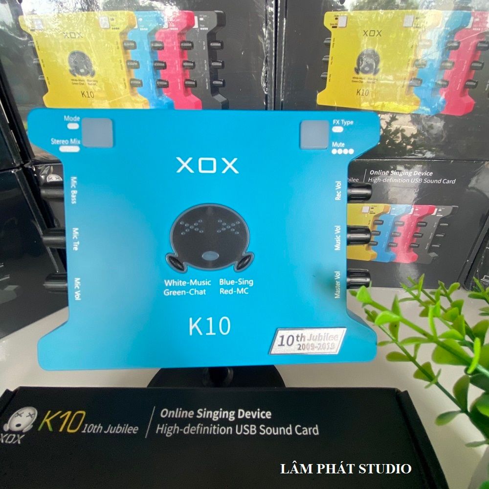 Sound Card XOX K10 Jubilee Bản Tiếng Anh 2020