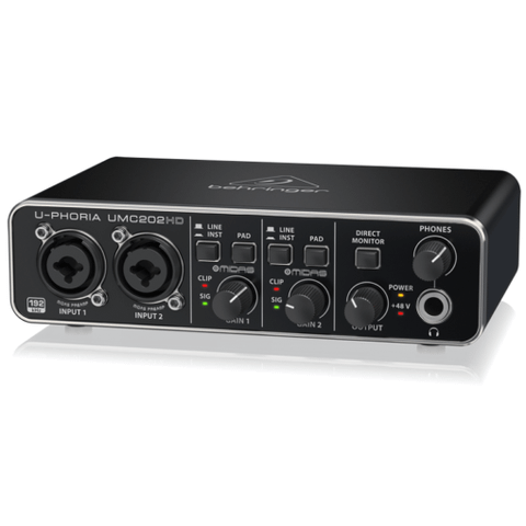 Sound Card Thu Âm Behringer U-PHORIA UMC202HD Chính Hãng