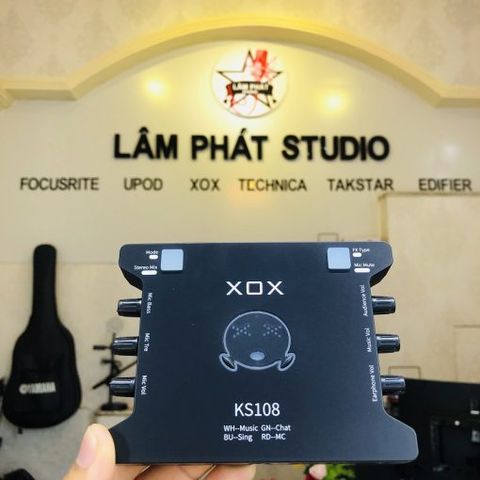  Sound Card XOX KS108 Thu Âm, Livestream 