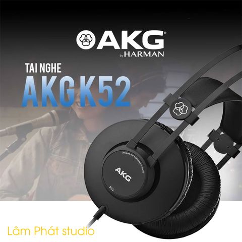  Tai Nghe AKG K52 Cao Cấp Chính Hãng 