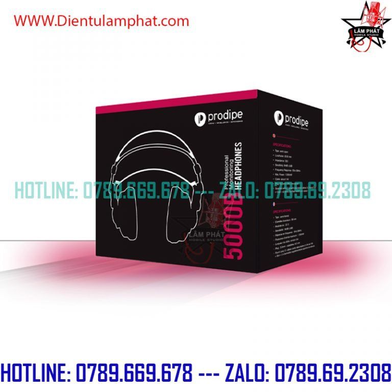 TAI NGHE KIỂM ÂM PRODIPE PRO 5000B CHÍNH HÃNG