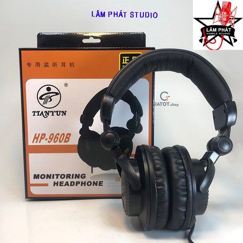 Tai Nghe Kiểm Âm TIANYUN HP 960B (Đen) Chính Hãng
