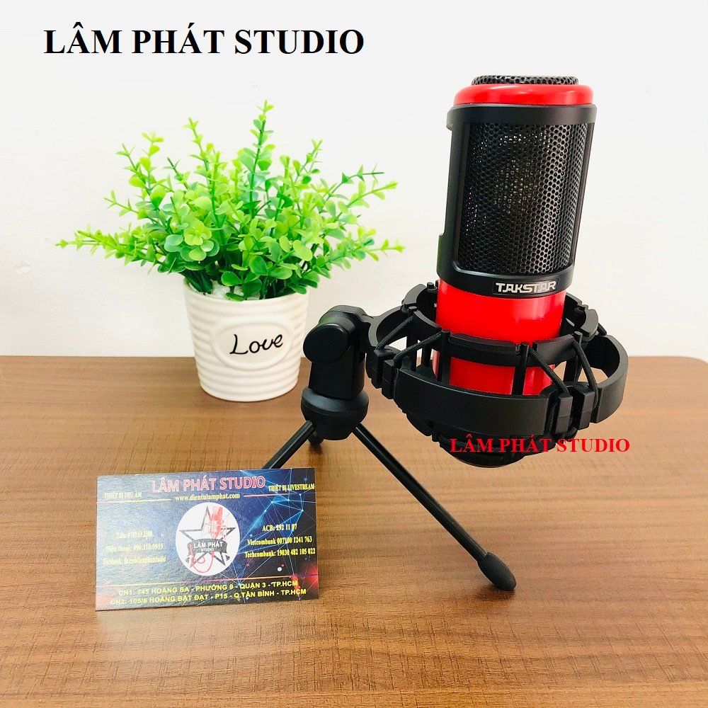 Combo Sound Card Focusrite Solo Gen 3 Và Micro Takstar PC K320