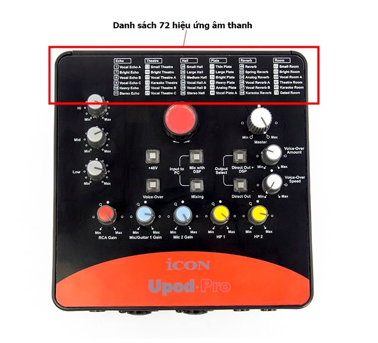 Combo Sound Card Icon Upod Pro Và Micro Takstar PC-K600