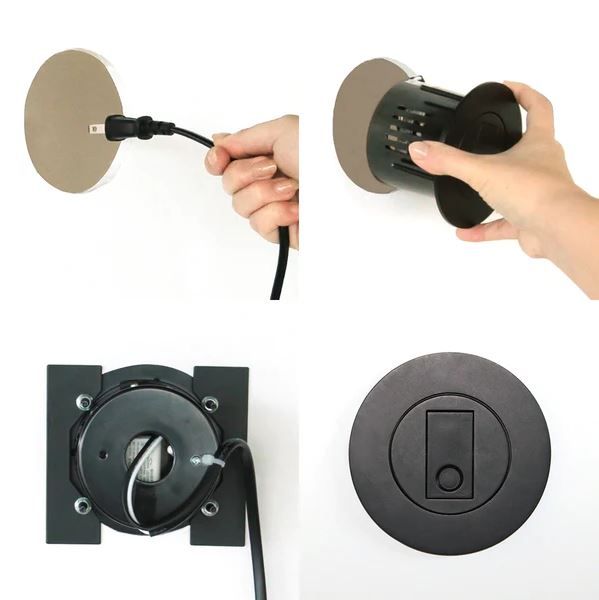 Đèn đọc sách mặt phẳng gắn tường MBK028