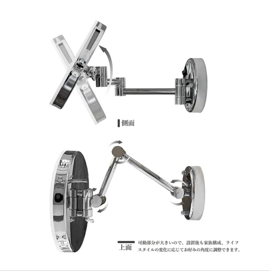 Gương khuếch đại tích hợp LED hình tròn GBK022