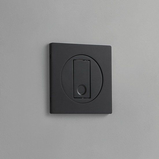 Đèn đọc sách mặt phẳng gắn tường màu đen MBK027B