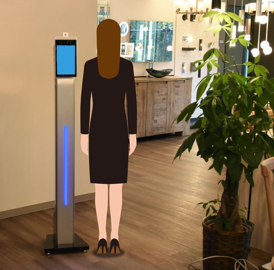 Máy tính bảng đo nhiệt độ không tiếp xúc