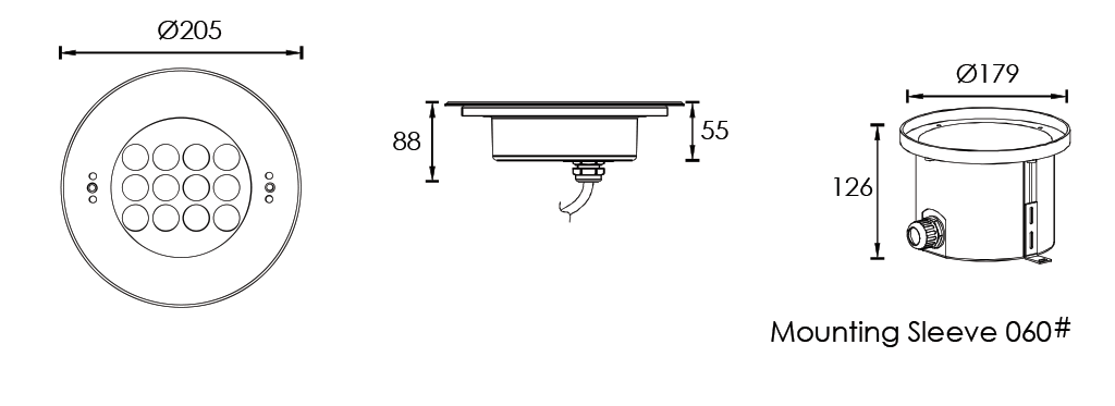 Đèn âm nước MT810-002