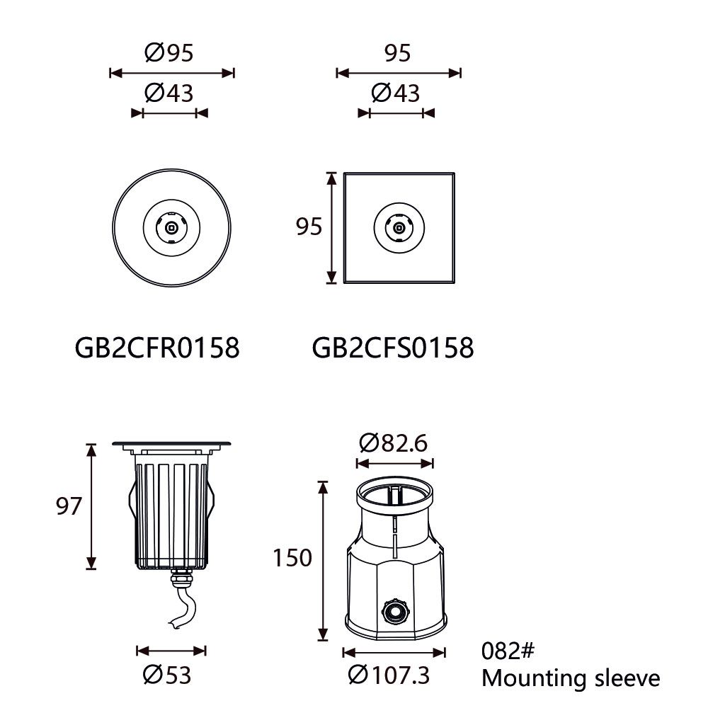 Đèn âm đất MT990-013-014