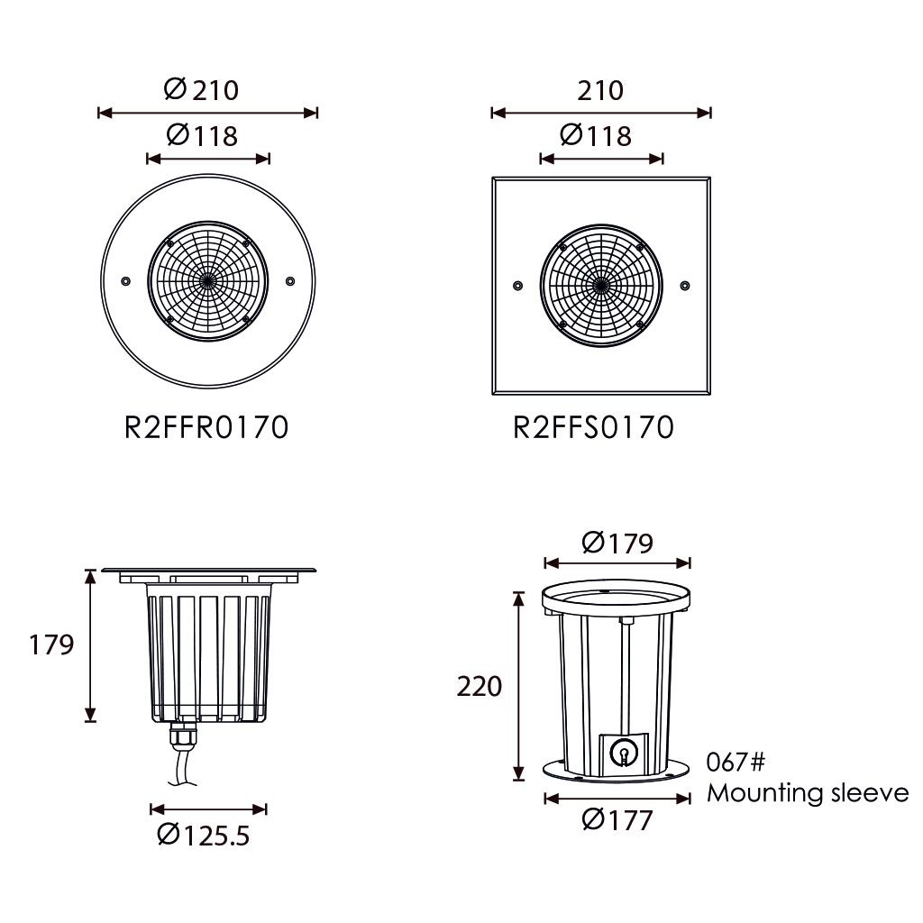 Đèn âm đất MT990-019-020