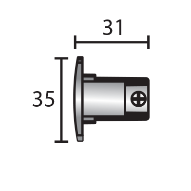 Nút kết - End Cap - Ray Tracklight - Pro-0432