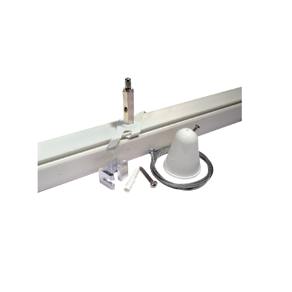 Giá treo trần, bộ dụng cụ treo EZCLIK với dây - Ceiling mount, EZCLIK supension kit with wire - Ray Tracklight - Pro-EZ0448