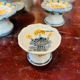 Chân nến thờ Men rạn Đắp nổi PA