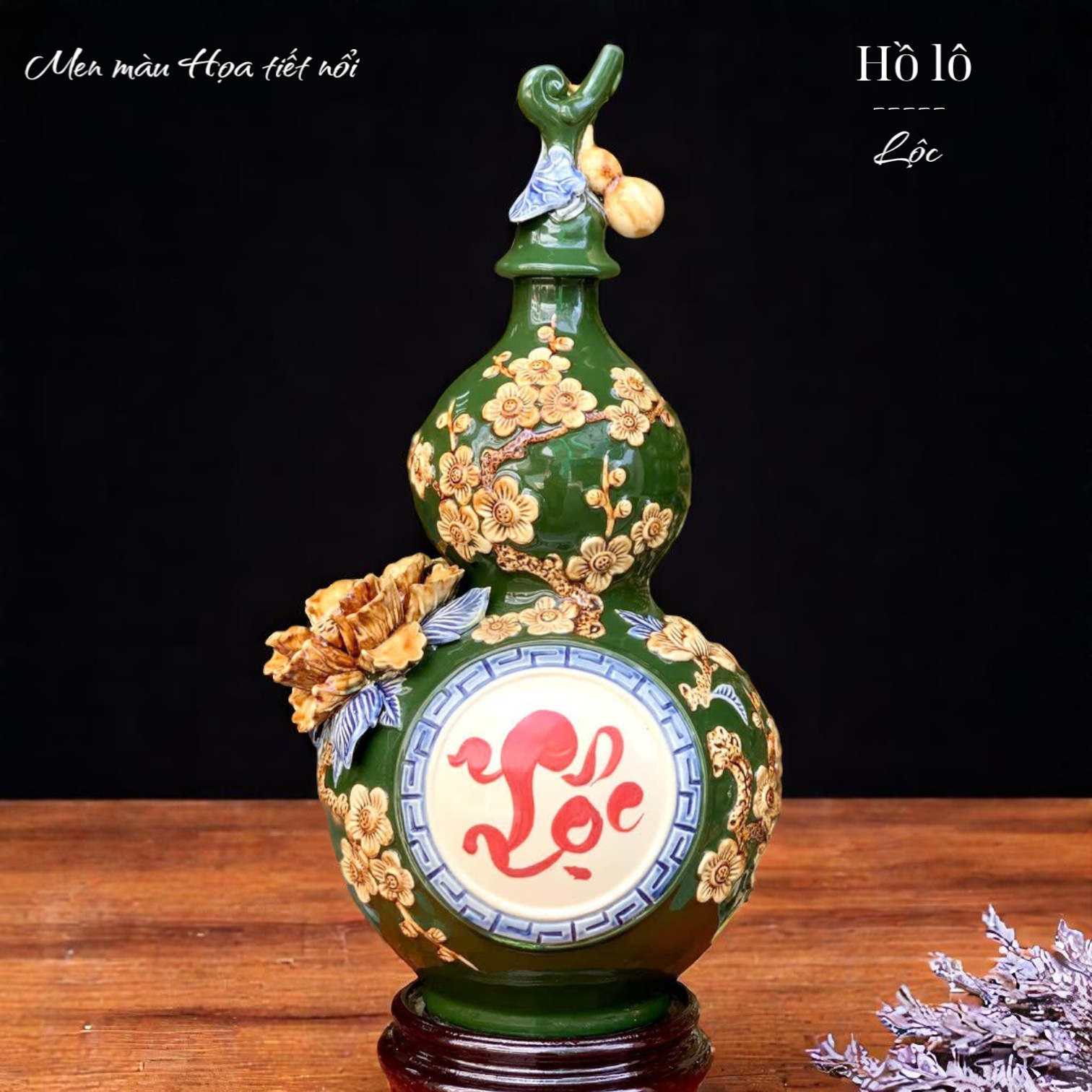 Hồ lô phong thủy phú quý tài lộc - Thuận buồm xuôi gió Mã HLVH40