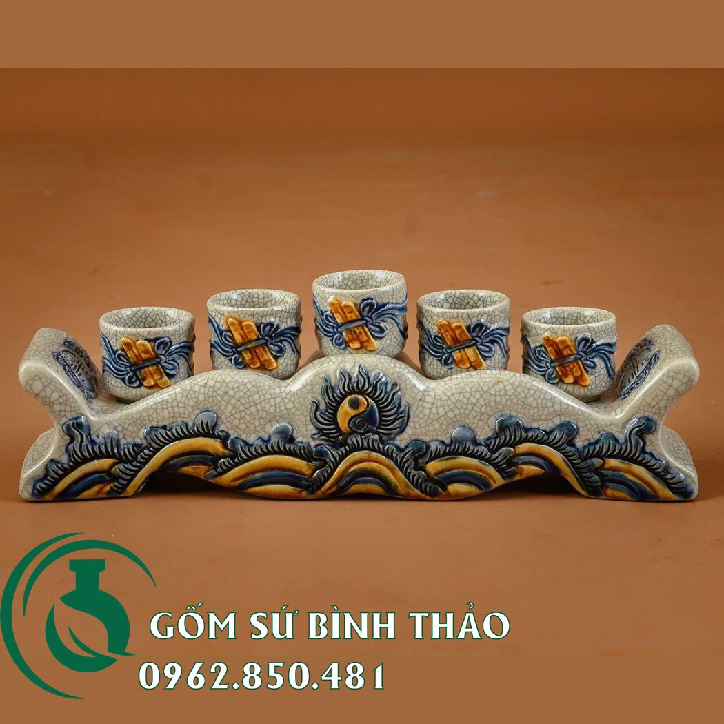 Đồ thờ bát tràng cao cấp 1m97 - 2m17 gốm sứ Bát Tràng