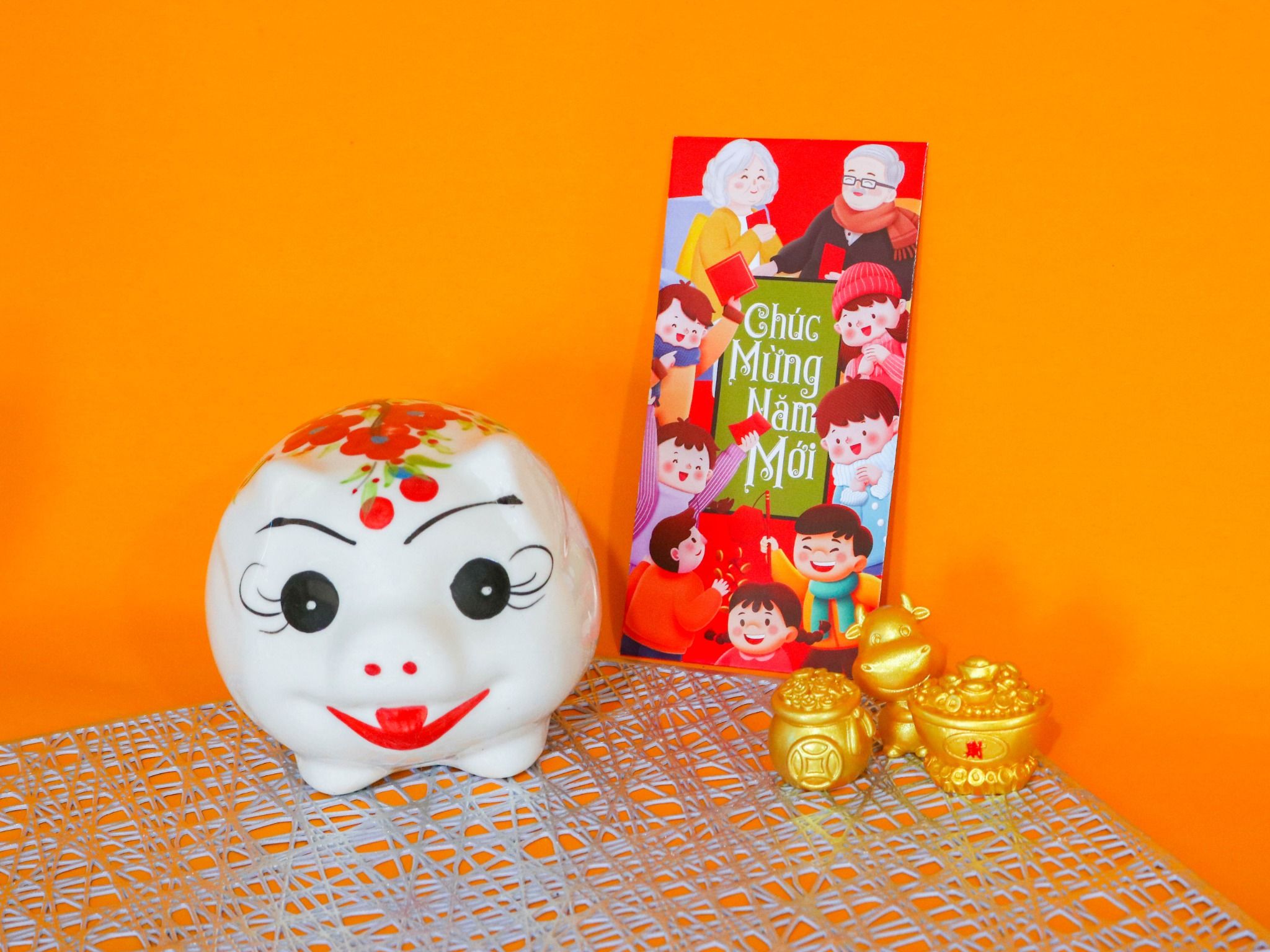 Heo đất tiết kiệm MINI - Gốm sứ Bát Tràng