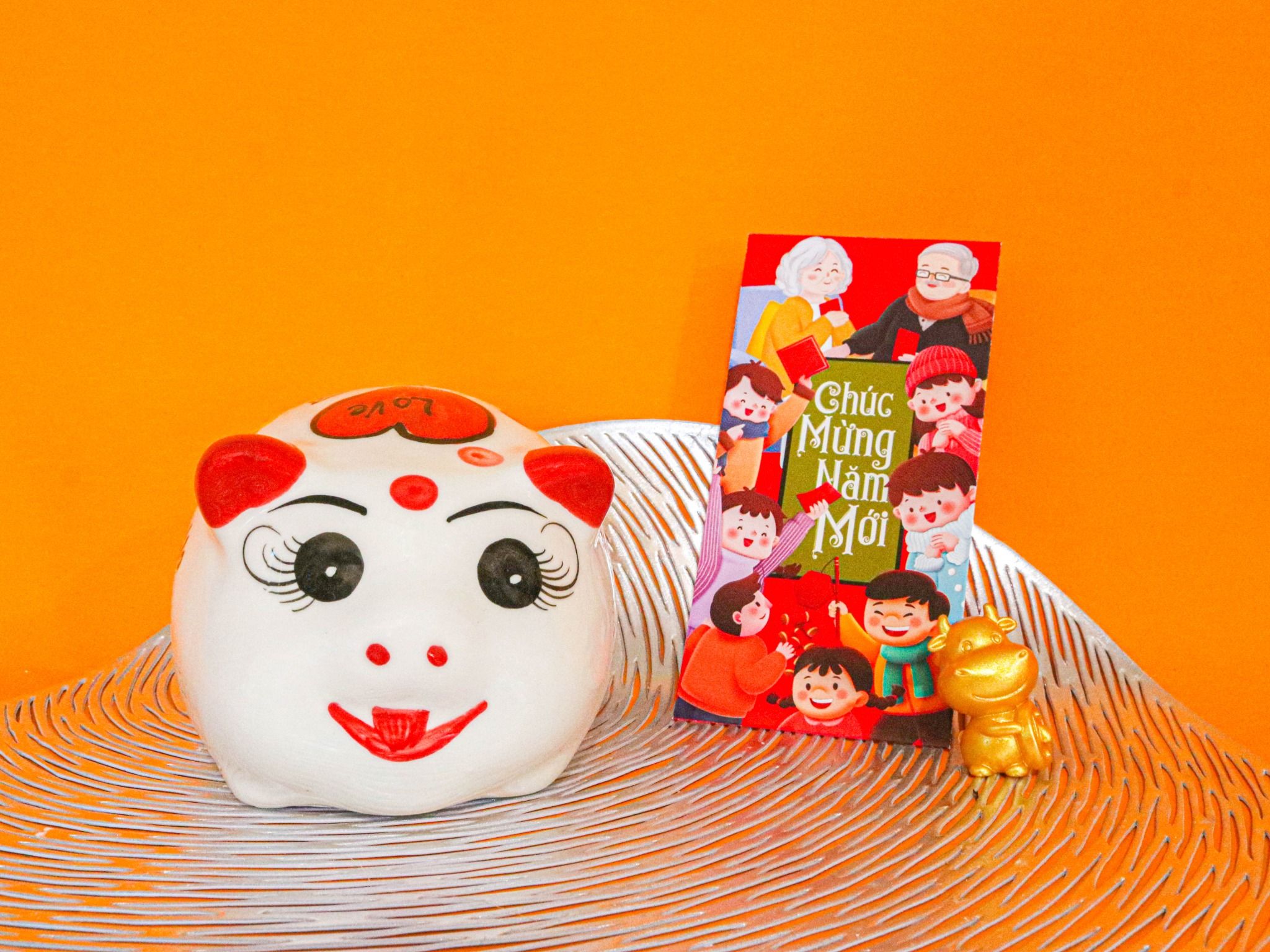 Heo đất tiết kiệm MINI - Gốm sứ Bát Tràng