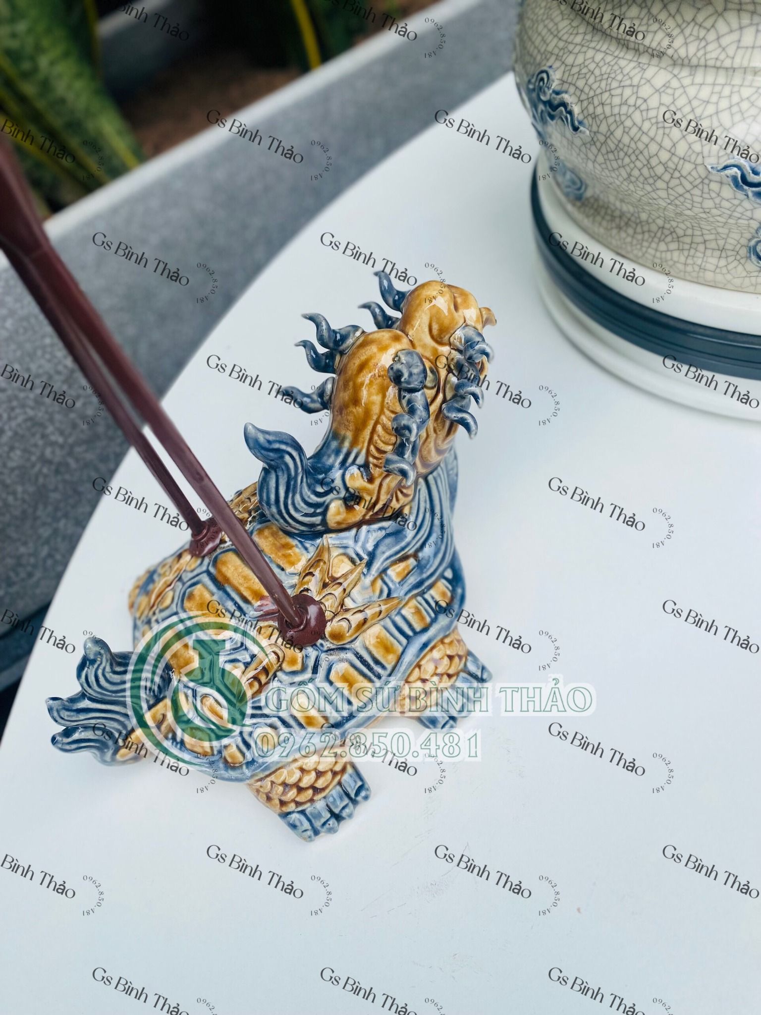 Đôi hạc cao cấp - Gốm sứ Bát Tràng PA