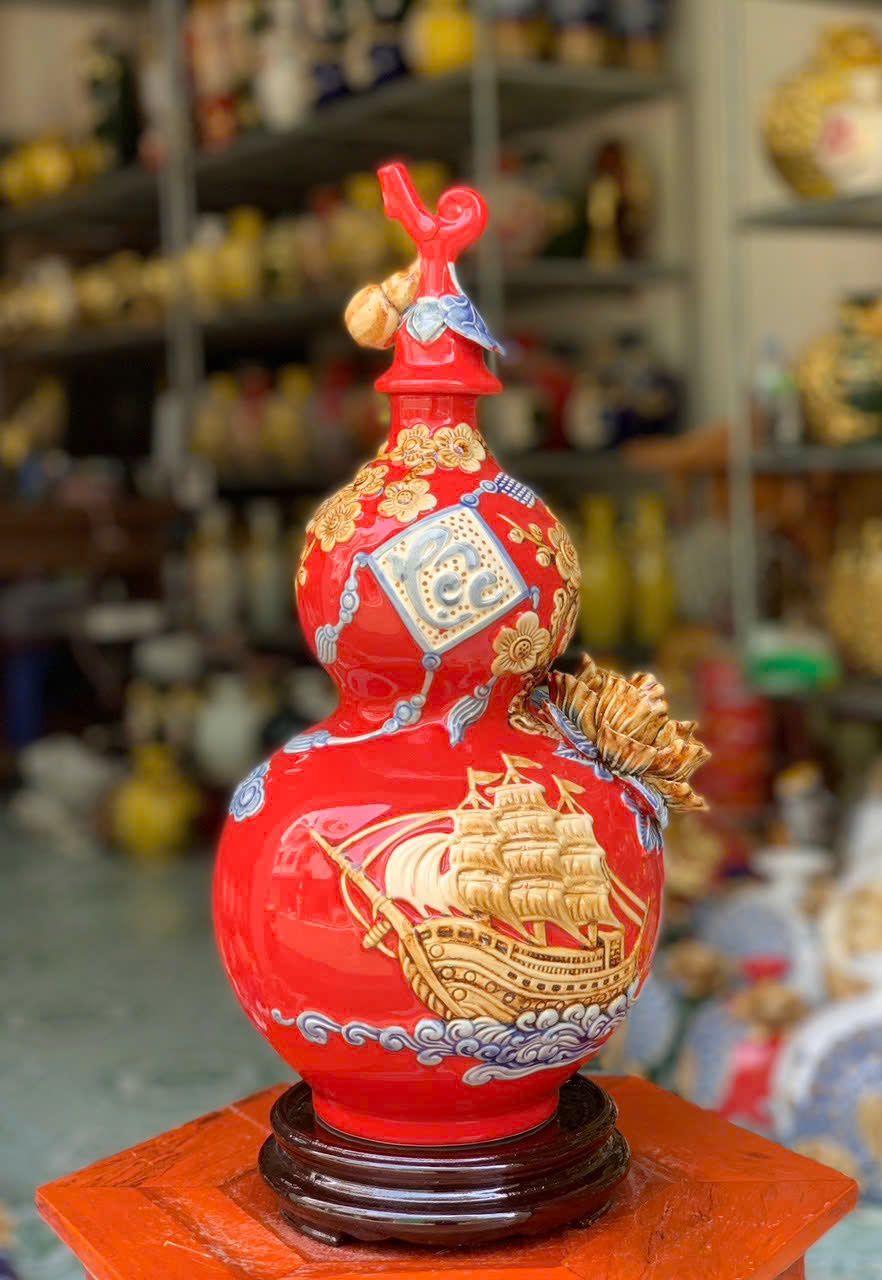 HỒ LÔ PHONG THỦY GỐM SỨ BÁT TRÀNG – THU HÚT TÀI LỘC, HÓA GIẢI SÁT KHÍ