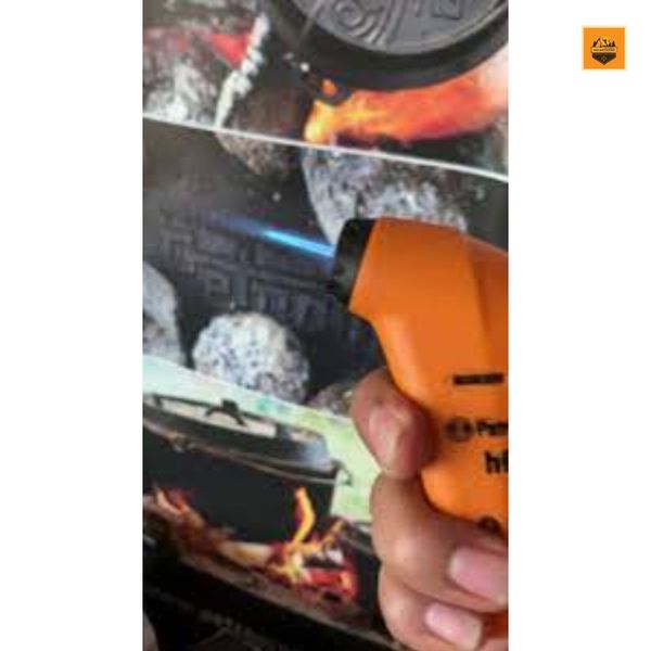 Mini-brûleur à Gaz Petromax HF1 - Flamme Réglable Jusqu'à 1300°C, Hauteur 10 Cm, Combustion Propre, Pour Camping Et Bricolage