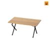 Bàn Snowpeak One Action Low Table Light Bamboo