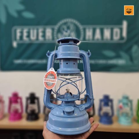 Đèn Bão Feuerhand Baby Special Hurricane Lantern 276 Pastel Blue