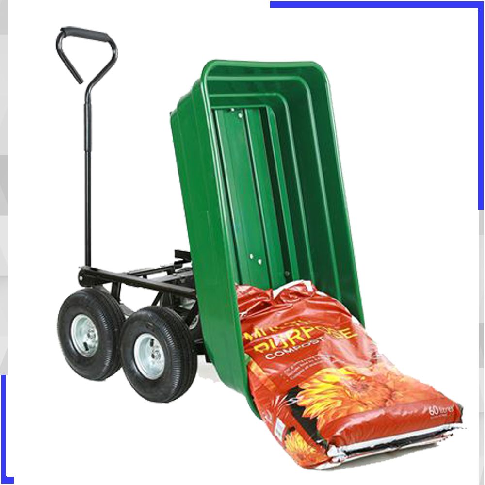 Xe đẩy hàng giúp giảm mệt mỏi với công việc vận chuyển nông sản