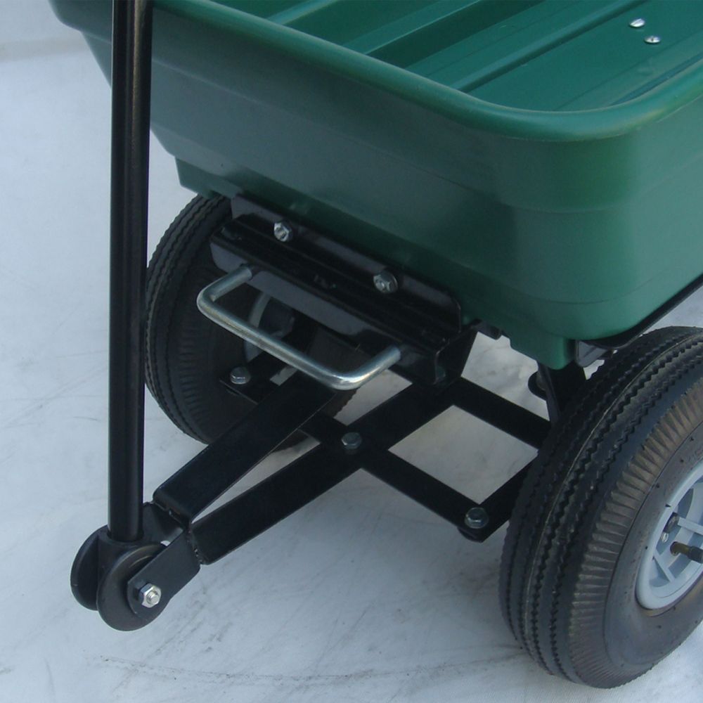 Xe Kéo nông trường 300kg xanh lá cây