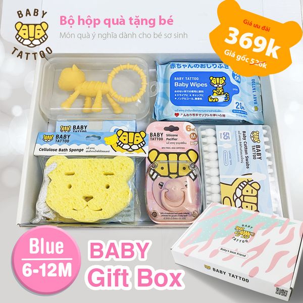  BABY TATTOO Bộ quà tặng dành cho bé sơ sinh 0-12 tháng tuổi 