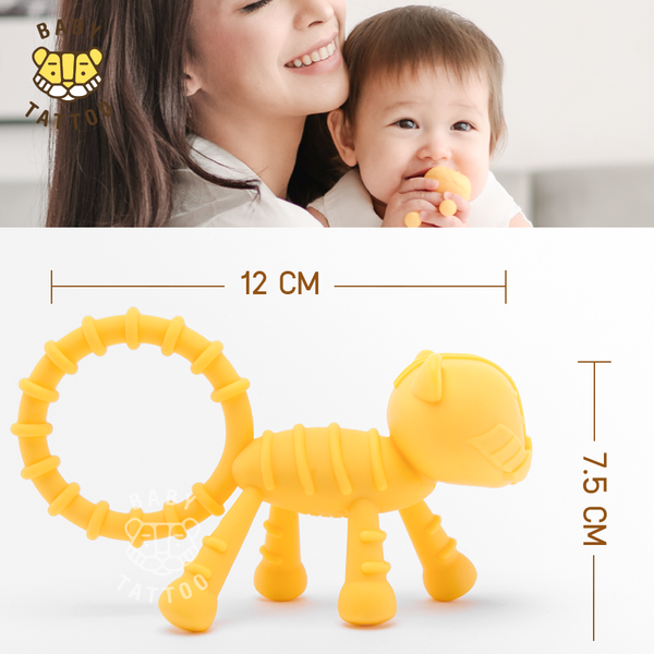  Đồ Chơi Gặm Nướu Hình Con Hổ Silicone 