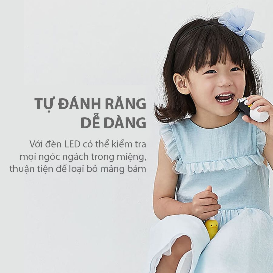 BÀN CHẢI ĐÁNH RĂNG TỰ ĐỘNG DÀNH CHO TRẺ EM