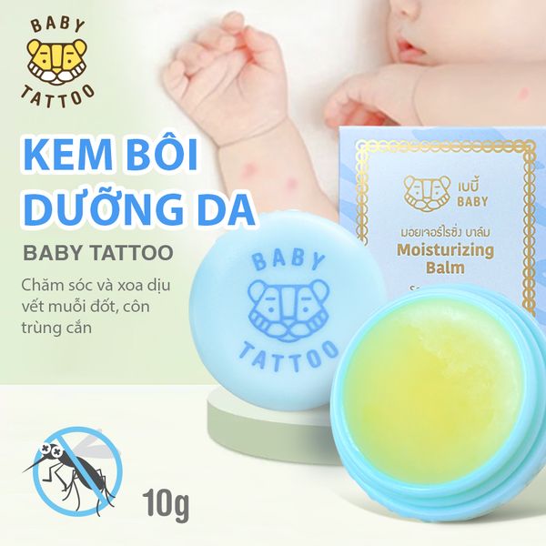  Kem Thoa, Kem Bôi Dịu Da BABY TATTOO Làm Dịu Vết Muỗi Đốt, Côn Trùng Cắn 