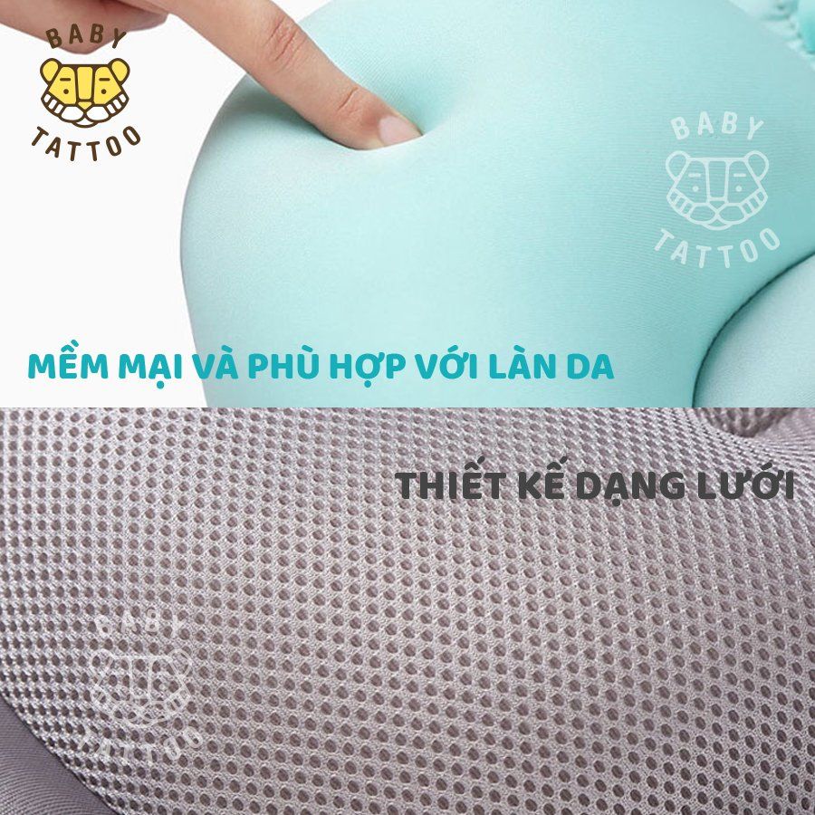 Đệm Lót Bồn Tắm Chống Trượt, Mềm Mại, An Toàn Cho Bé Sơ Sinh