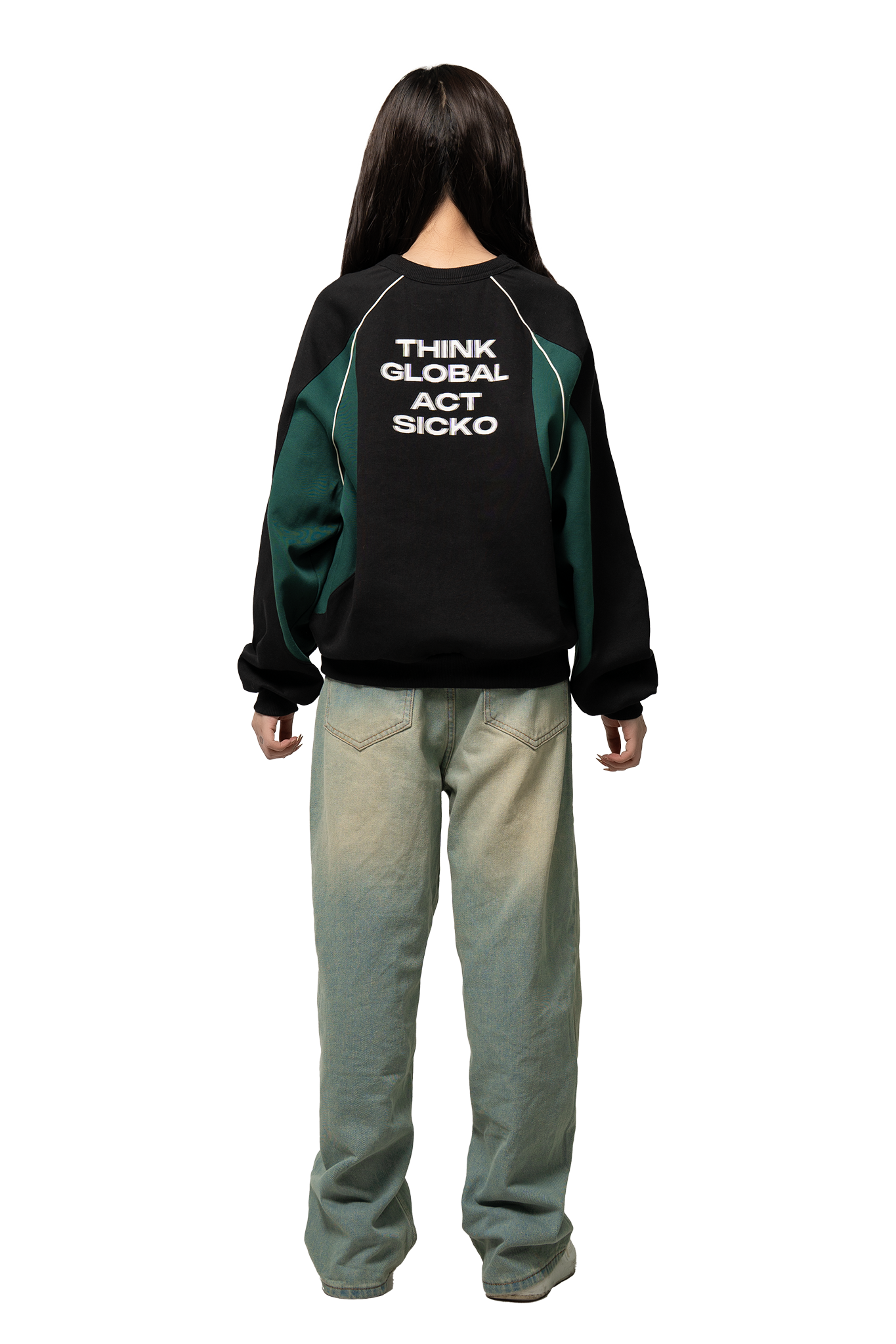  ÁO SWEATER SICKO® THINK GLOBAL ACT 