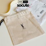 Túi Dây Rút YSL Vải Bố 17.5x21.5cm