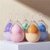 Hộp đựng bông mút hình quả trứng đủ màu