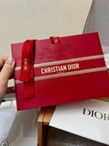 Túi Giấy Dior Christian Nơ Ruy Băng Đỏ 2024 19.5x14x7