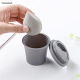 Hộp đựng bông mút màu xám