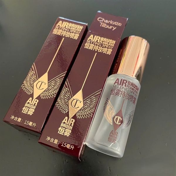 Xịt Khoáng Charlotte Tilbury Airbrush Flawless Setting Spray 15ml Fullbox - Bản Trung