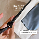 Túi Dẹp YSL Large Cotton Pouche w Pocket 24x15.5cm