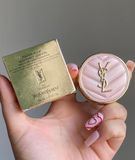 Mini 5g Gãy Nắp - Phấn Nước Cushion YSL Touche Eclat Glow Pact Cushion High Cover Mesh Foundation - B10 (Vỏ Da Hồng)