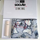 Set Nước Hoa Dior Miss Dior Blooming Bouquet EDT 10ml & Túi Đựng Mỹ Phẩm Blue Around the World Bag Pouch